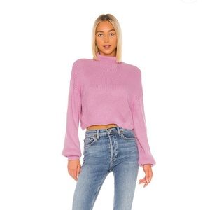 Madison Turtleneck Sweater in Orchid